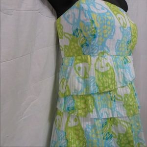 Lilly Pulitzer Strapless Cocktail Dress 10